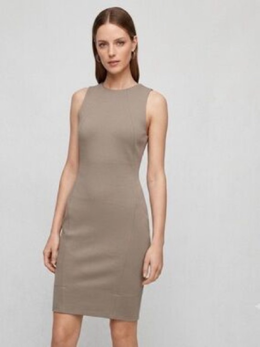 ARITZIA BABATON Miguel Taupe Dress
